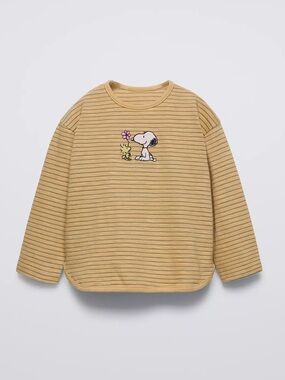 Zara Snoopy Striped Shirt